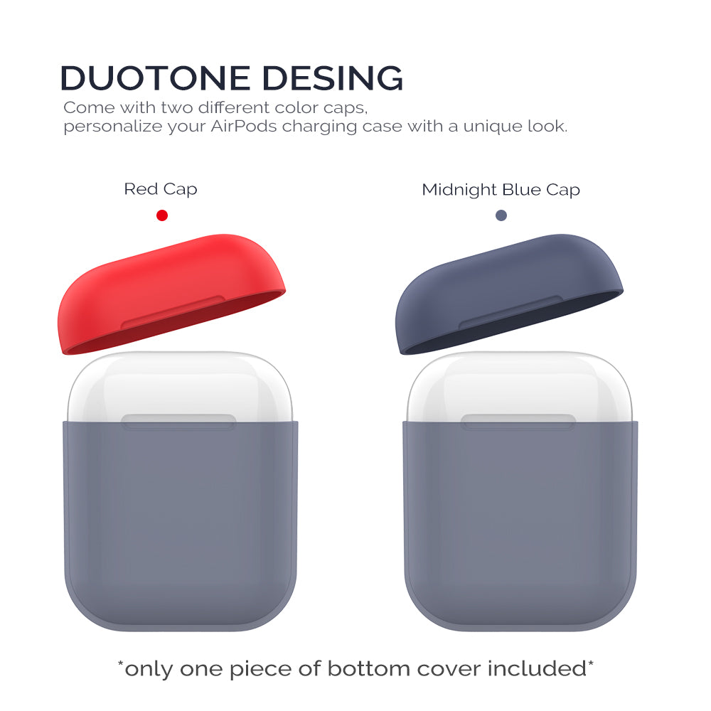 AHASTYLE PT38 Earphone Case for AirPods with Charging Case (2016) / (2019) / AirPods with Wireless Charging Case (2019) Earbud Silicone Cover