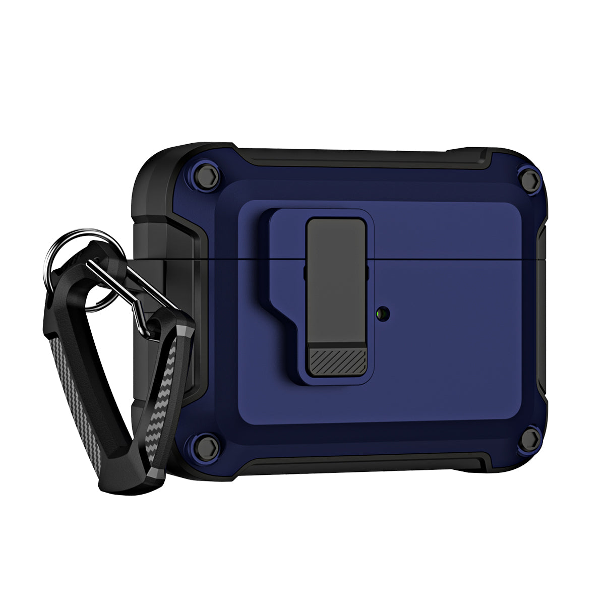 For AirPods Pro (Gen 2) (USB-C) / Pro 2 Shockproof TPU+PC Case Bluetooth Earbuds Charging Case Cover with Buckle