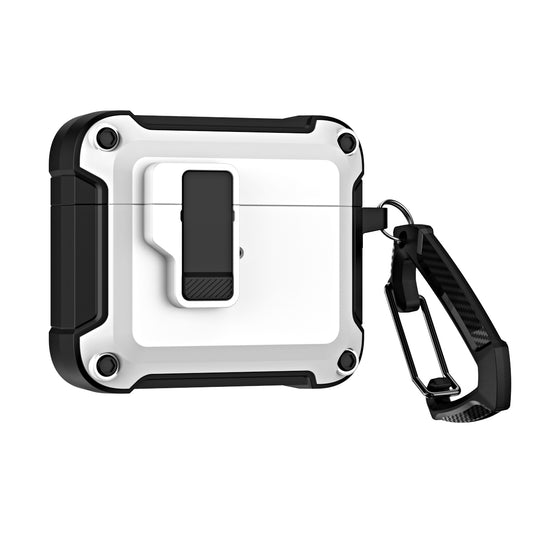 Anti-Drop TPU+PC Case for Apple AirPods 3 Bluetooth Headset Charging Case Cover with Buckle