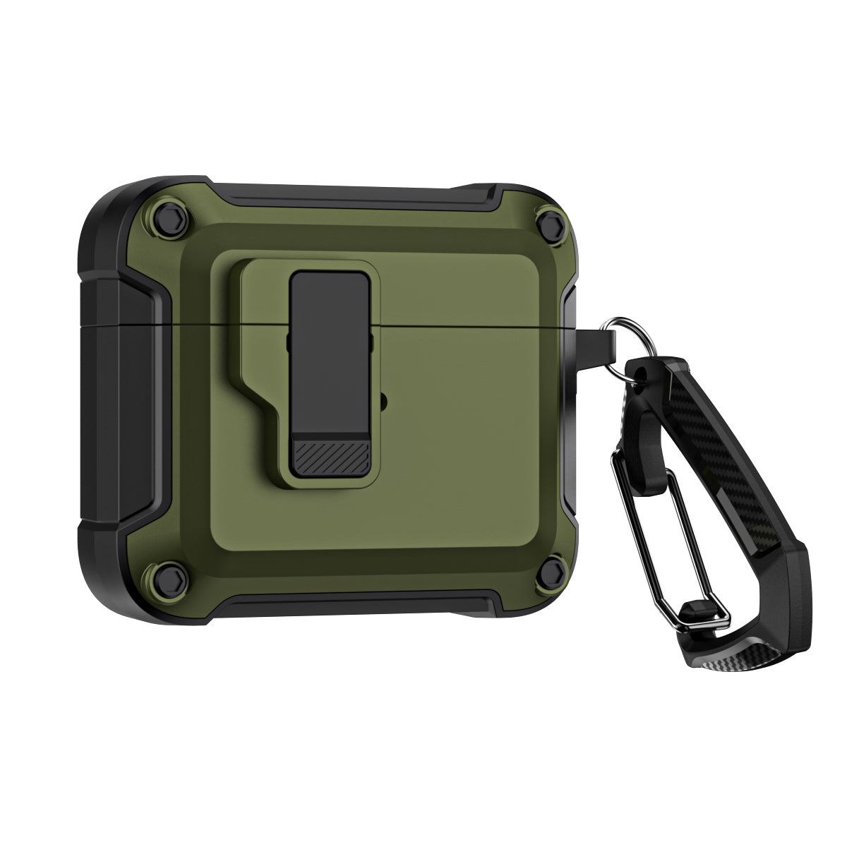 Anti-Drop TPU+PC Case for Apple AirPods 3 Bluetooth Headset Charging Case Cover with Buckle