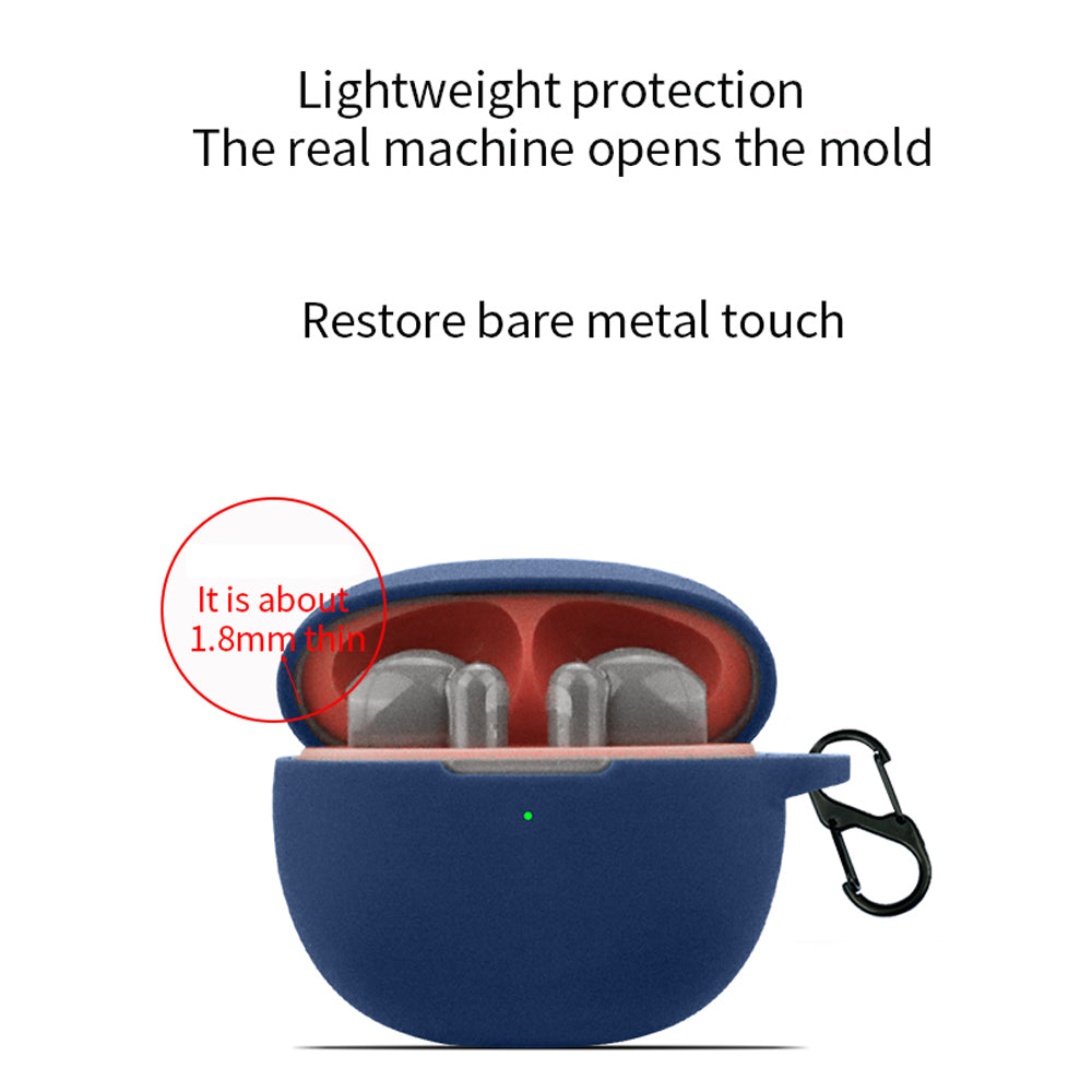 Silicone Case for MEIZU PANDAER Air Bluetooth Earphone Sleeve Headphone Charging Bin Cover with Buckle