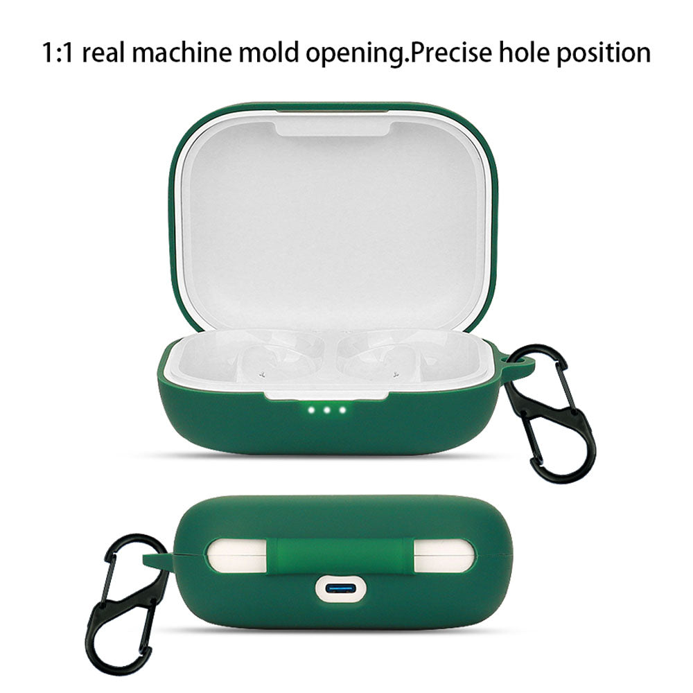For SoundPEATS GoFree Bluetooth Earphone Silicone Case Shockproof Headphone Charging Bin Cover with Buckle