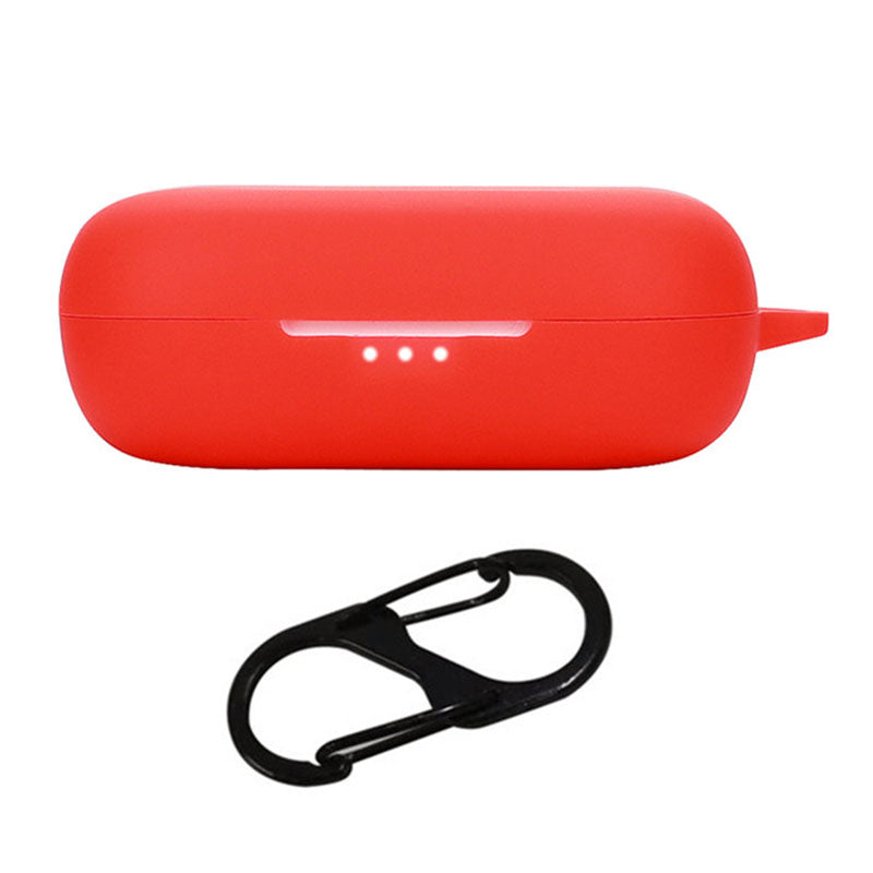 For SoundPEATS GoFree Bluetooth Earphone Silicone Case Shockproof Headphone Charging Bin Cover with Buckle
