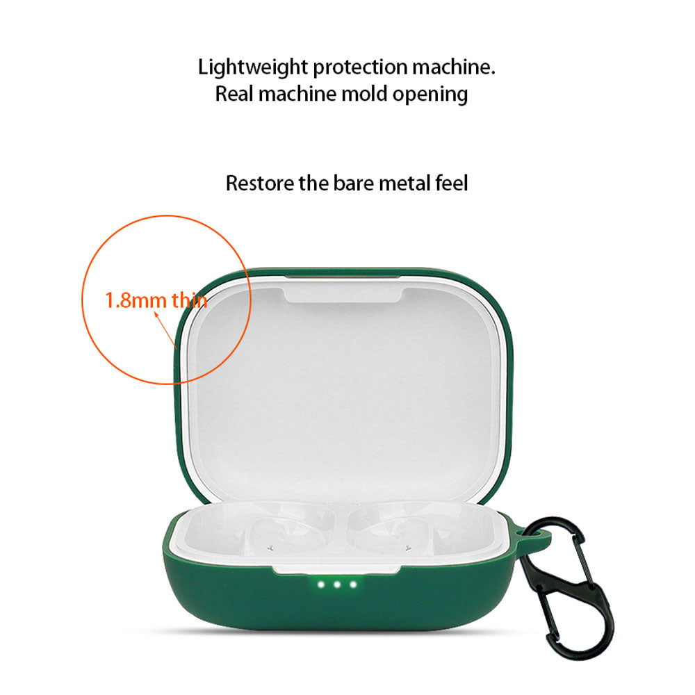 For SoundPEATS GoFree Bluetooth Earphone Silicone Case Shockproof Headphone Charging Bin Cover with Buckle