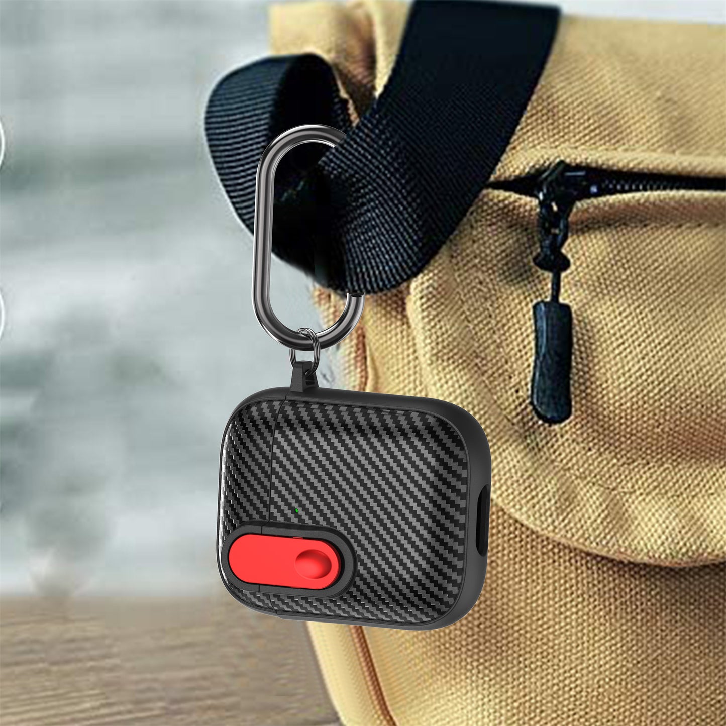 Earphone Protective Case for Apple AirPods with Charging Case (2016) / (2019) / AirPods with Wireless Charging Case (2019) , Buckle Design TPU+PC Cover