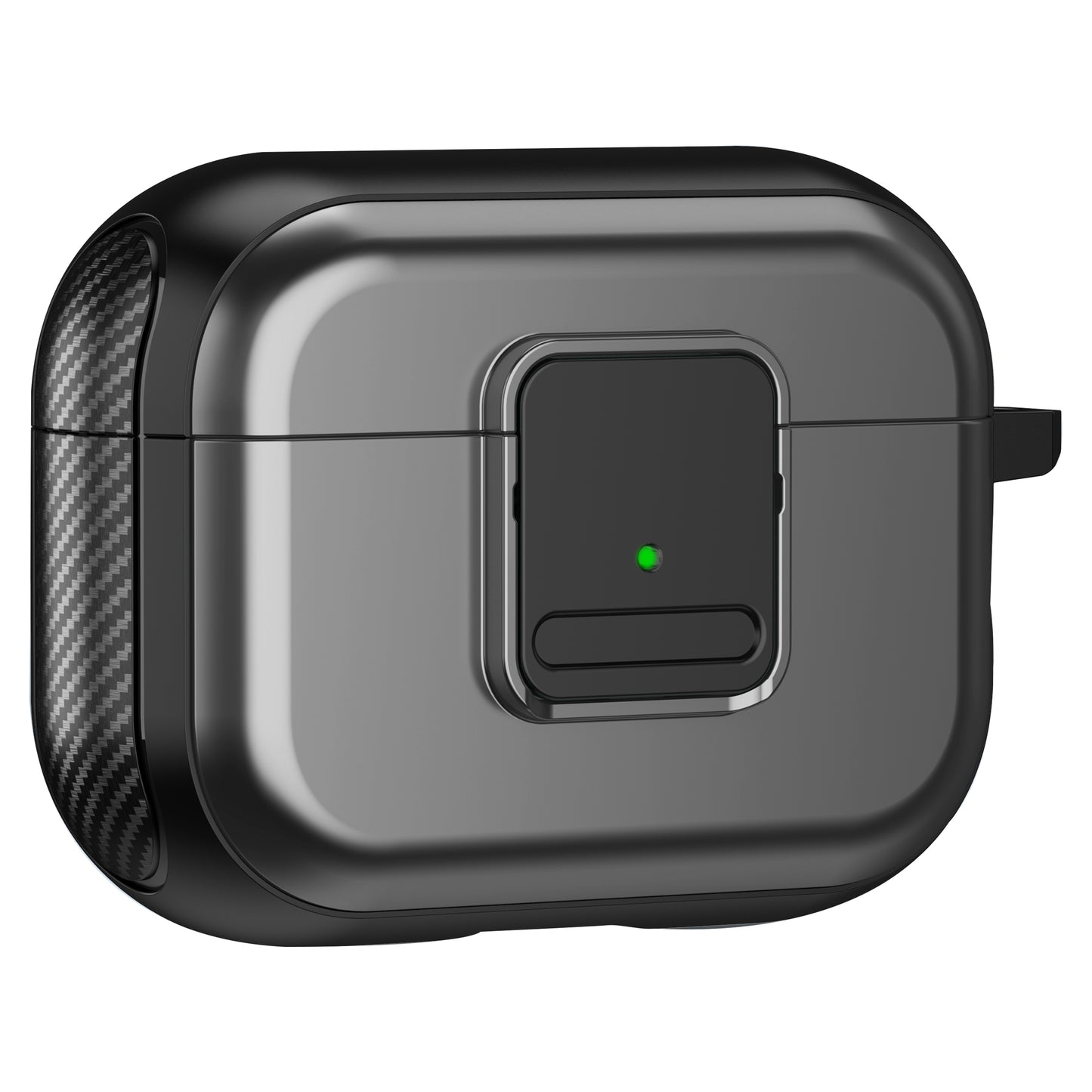 For Apple AirPods Pro 2 Magnetic Charging Earphone TPU Case Buckle Earbud Cover with Carabiner