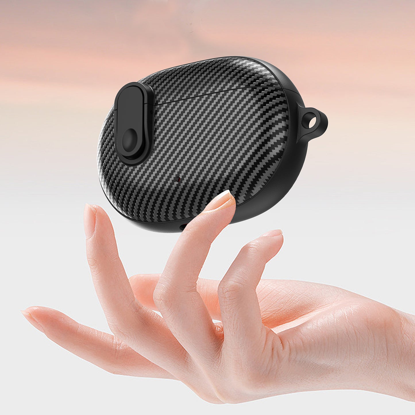 For Beats Wireless Bluetooth Earphone Cover Carbon Fiber Texture TPU+PC Case Headphone Sleeve