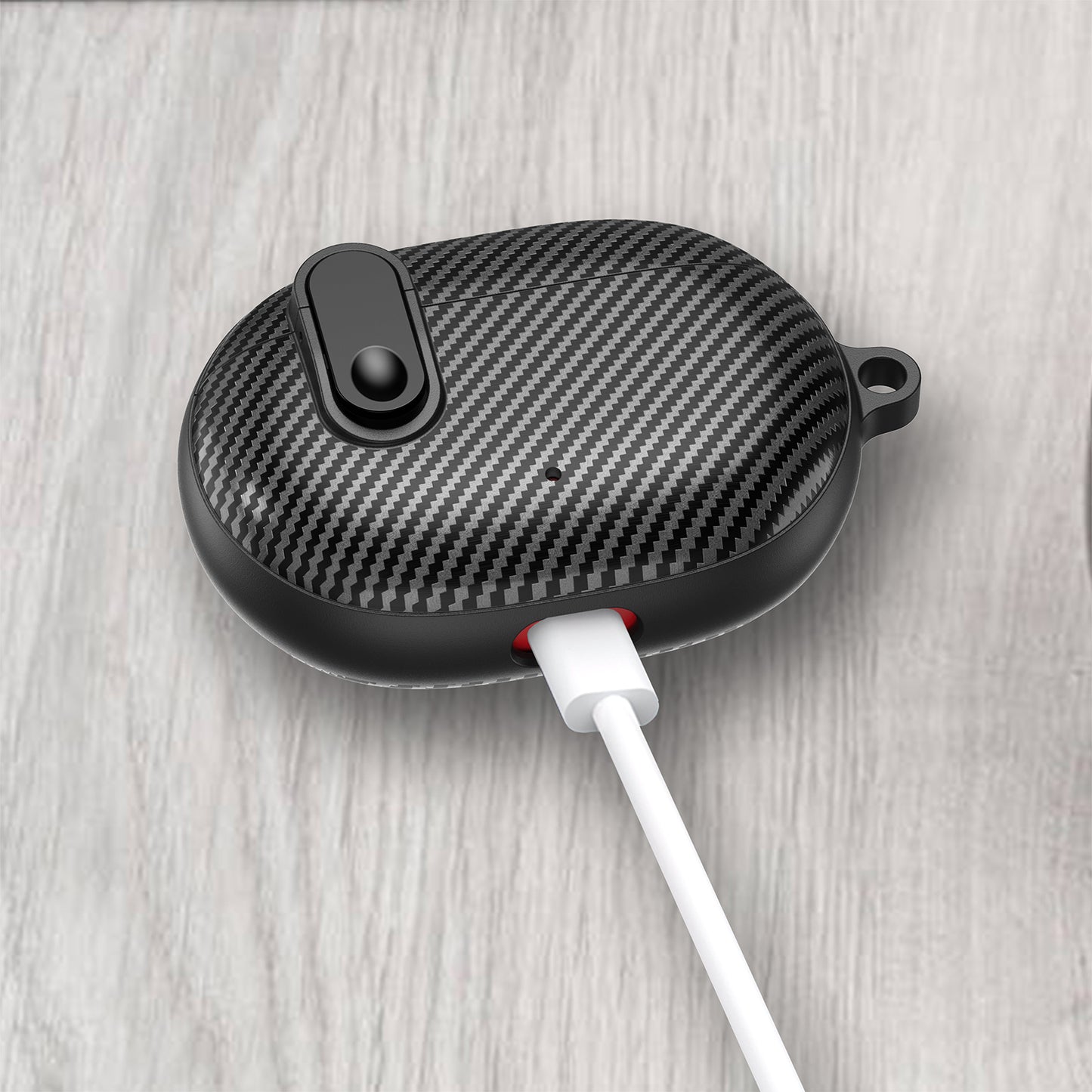 For Beats Wireless Bluetooth Earphone Cover Carbon Fiber Texture TPU+PC Case Headphone Sleeve