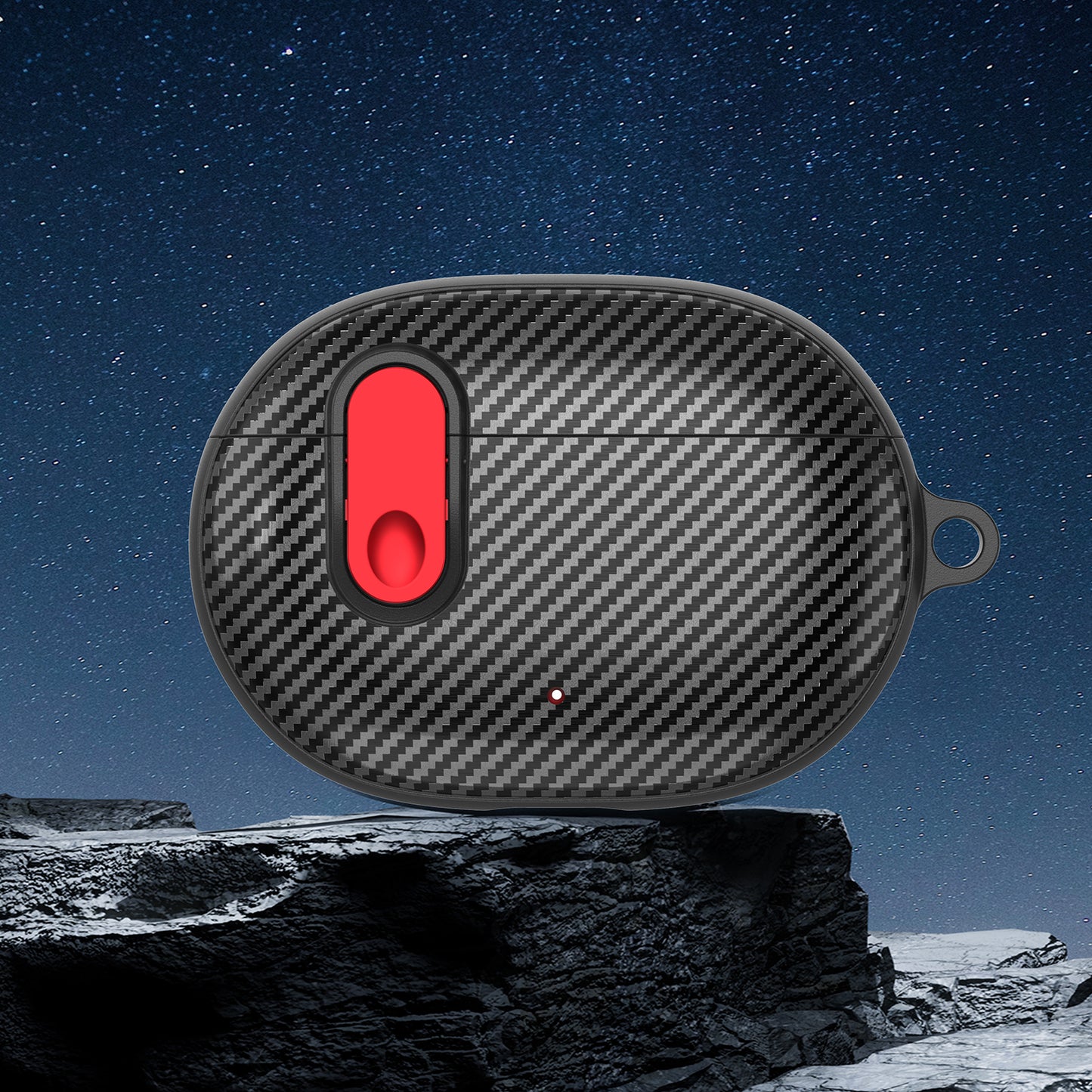 For Beats Wireless Bluetooth Earphone Cover Carbon Fiber Texture TPU+PC Case Headphone Sleeve