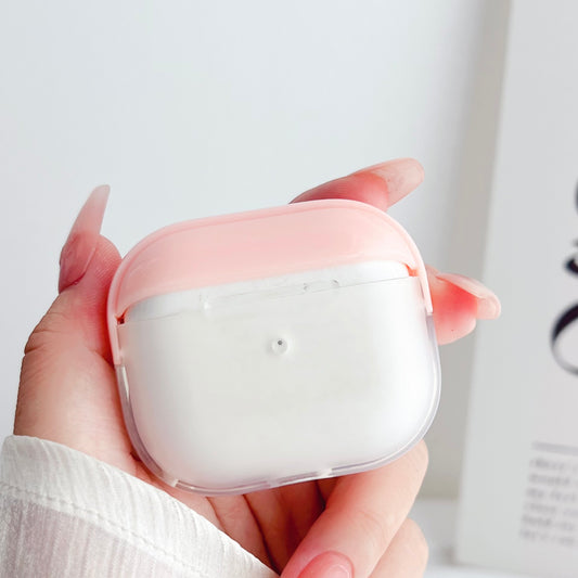 For Apple AirPods 3 Shockproof TPU Case Anti-Drop Bluetooth Earbuds Charging Case Cover with Wrist Strap