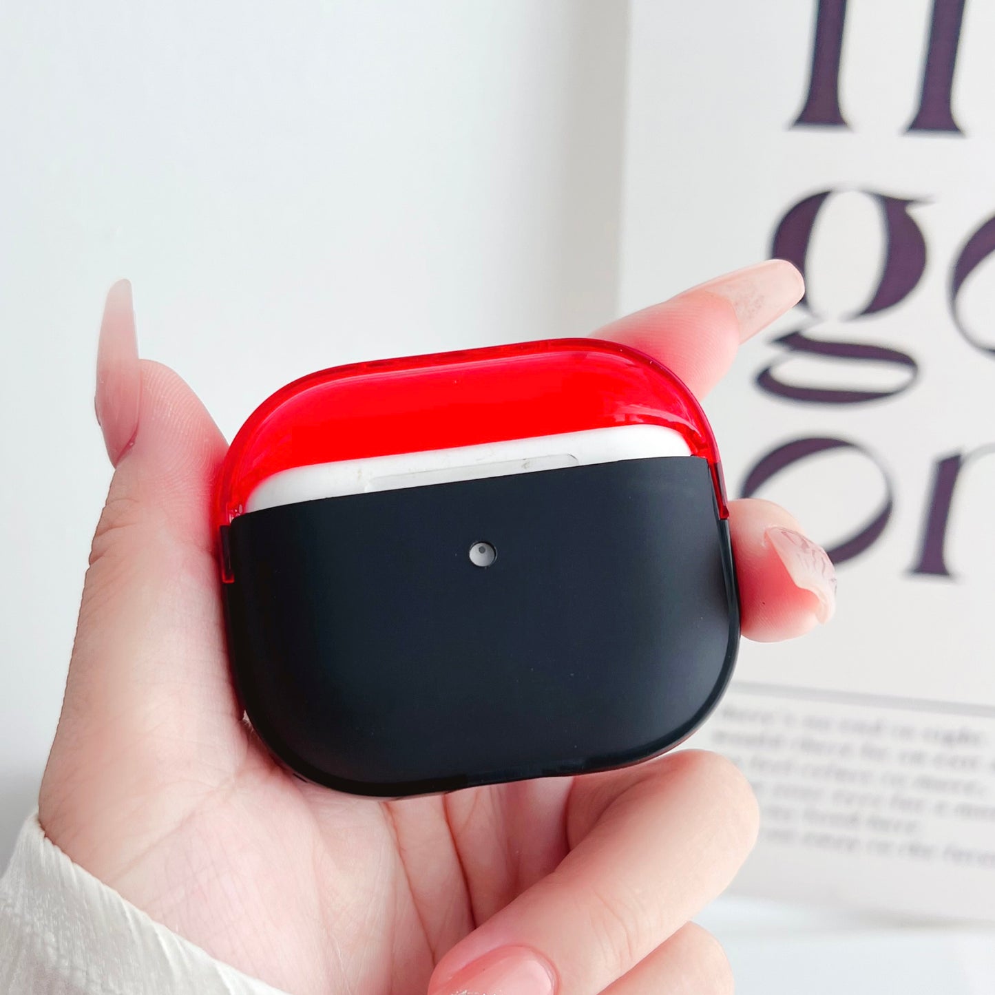 For Apple AirPods 3 Shockproof TPU Case Anti-Drop Bluetooth Earbuds Charging Case Cover with Wrist Strap