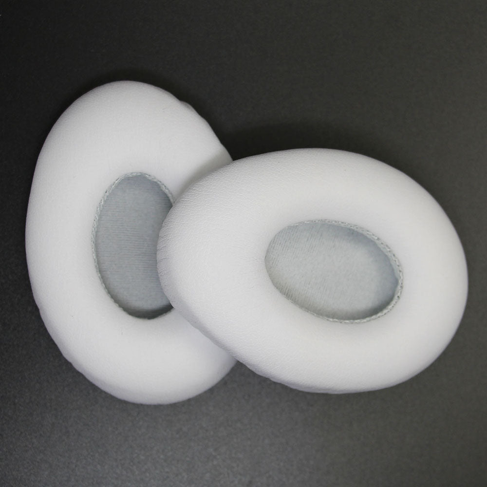 JZF-100 1 Pair For Monster Diamond Tears Headset Earpads Replacement Soft Protein Leather + Sponge Ear Cushions