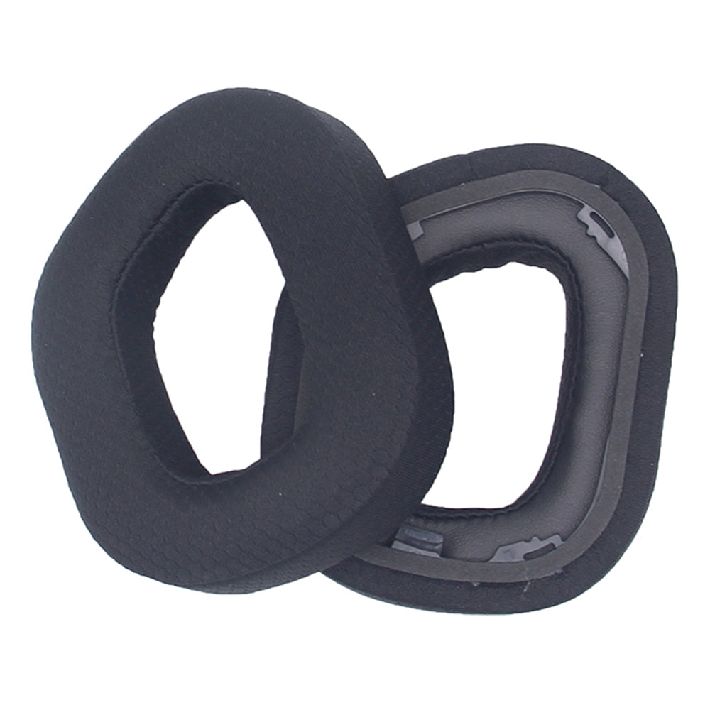 JZF-403 1 Pair For USCORSAIR HS80 RGB Headset Replacement Sponge Ear Cushions Pads Earpads (Football Texture)