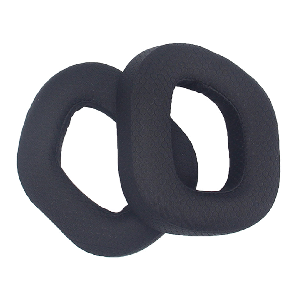 JZF-403 1 Pair For USCORSAIR HS80 RGB Headset Replacement Sponge Ear Cushions Pads Earpads (Football Texture)