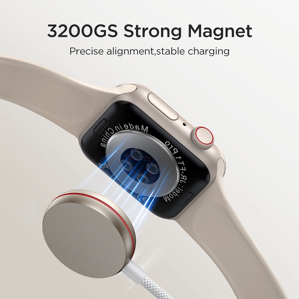 JOYROOM S-IW012 2 in 1 1.5m USB-C to Watch Magnetic Charger + 1.5m PD 30W Fast Charging Cable for Apple Watch / iPhone / iPad