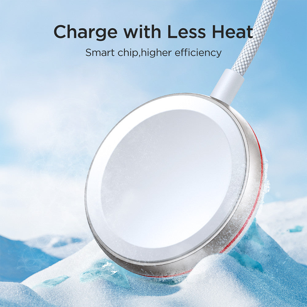 JOYROOM S-IW012 2 in 1 1.5m USB-C to Watch Magnetic Charger + 1.5m PD 30W Fast Charging Cable for Apple Watch / iPhone / iPad