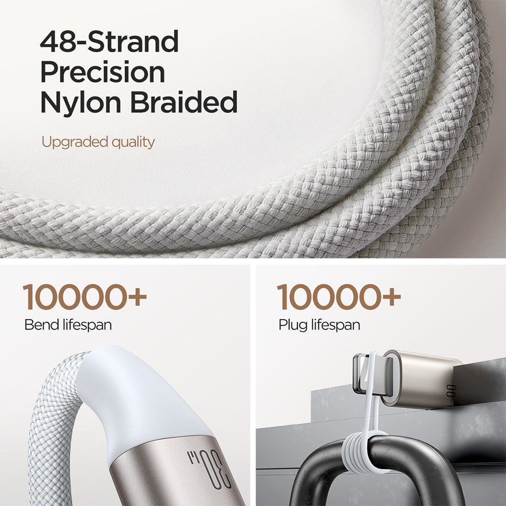 JOYROOM S-IW012 2 in 1 1.5m USB-C to Watch Magnetic Charger + 1.5m PD 30W Fast Charging Cable for Apple Watch / iPhone / iPad