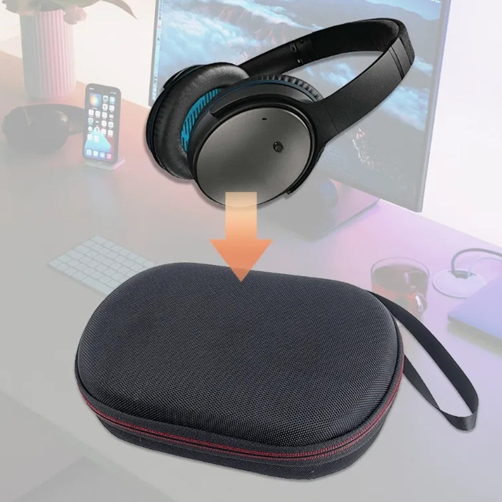 For BOSE QC15 / QC25 / QC35 Headphone Case Bag EVA Shockproof Headset Portable Carrying Handbag