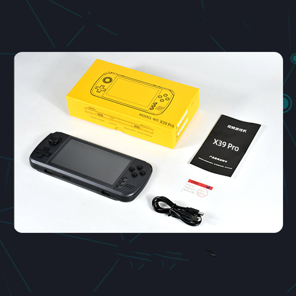 POWKIDDY X39Pro 4.3 Inch IPS Screen Handheld Video Game Console Support Wired / Wireless Controller (without Memory Card)