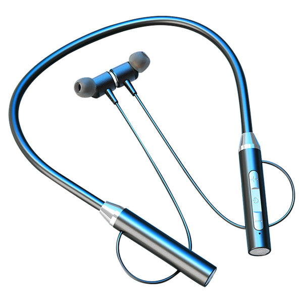 YD08-2 Wireless 5.0 Plug-in Card Hanging Neck Headphone Magnetic Sports In-Ear Earphone