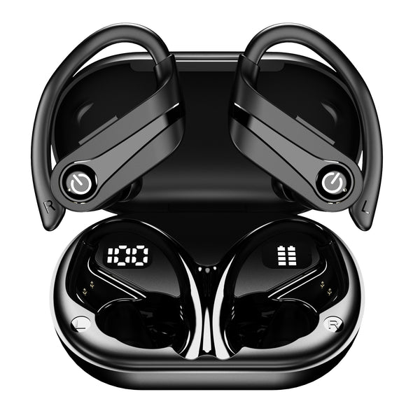 YYK-Q63 Waterproof Sports Headphone TWS Bluetooth Wireless Noise Reduction Earphone Ear Hook Design Headset
