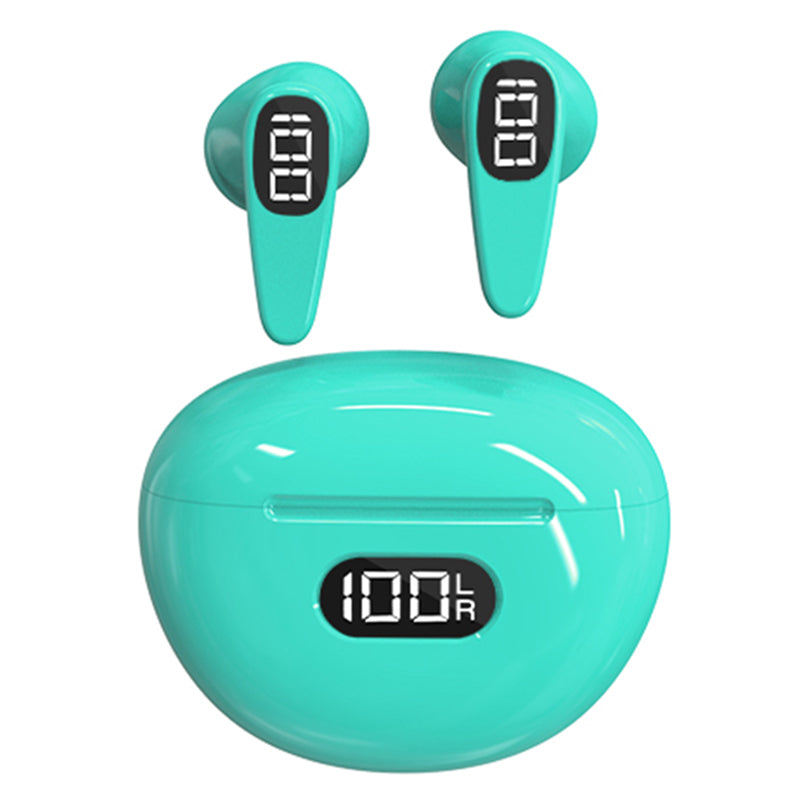 D8 TWS Bluetooth 5.3 Earphone Touch Control True Wireless Sports Earbuds with LED Power Display (CE Certified)