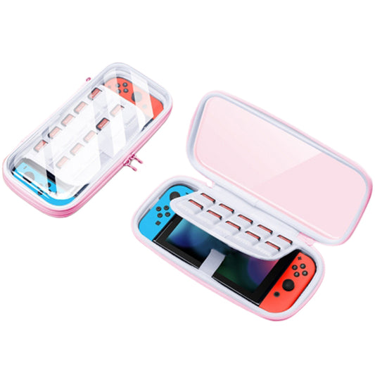 For Nintendo Switch / Switch OLED Game Console Ultralight Shockproof PC+EVA Protective Cover Clear Protective Case