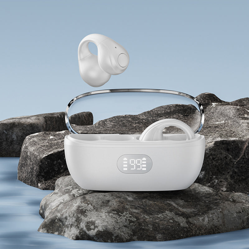XUNDD X18 TWS Clip-on Headphones V5.3 Bluetooth Air Conduction Open Ear Earphones Wireless Sports Earhook Headset
