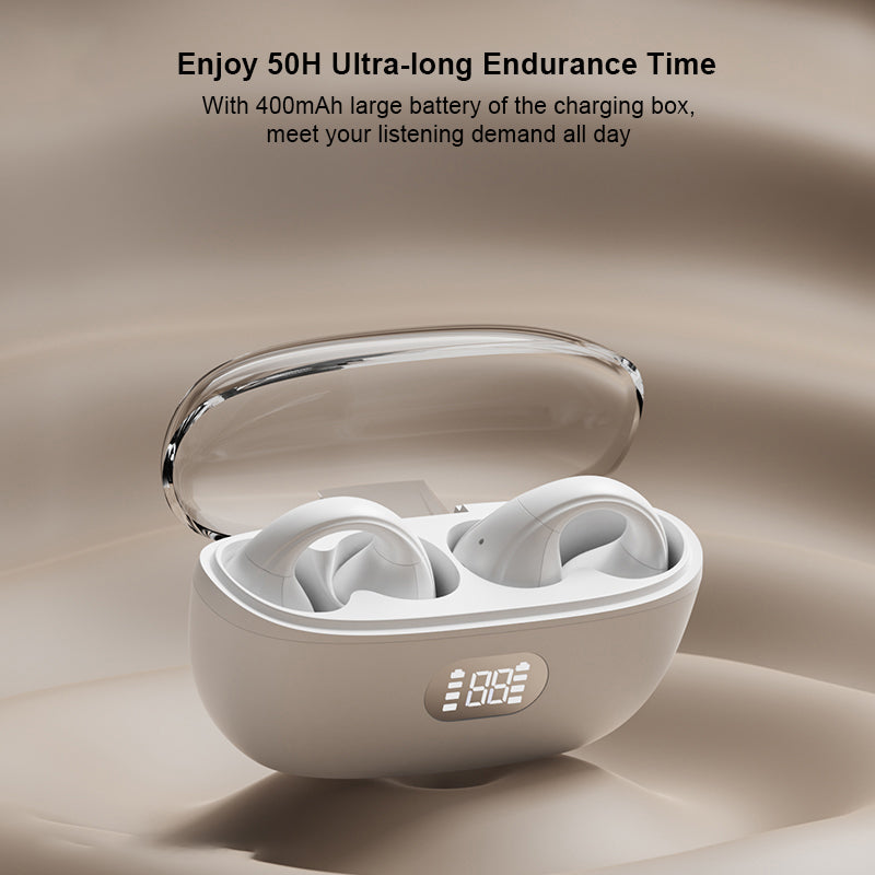 XUNDD X18 TWS Clip-on Headphones V5.3 Bluetooth Air Conduction Open Ear Earphones Wireless Sports Earhook Headset