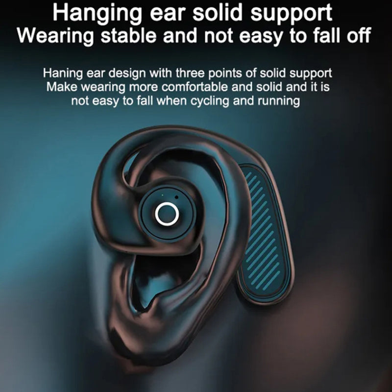 K23 Open Ear Headphone Wireless Air Bone Conduction Earphones TWS Bluetooth 5.3 Ear Clip Earbuds