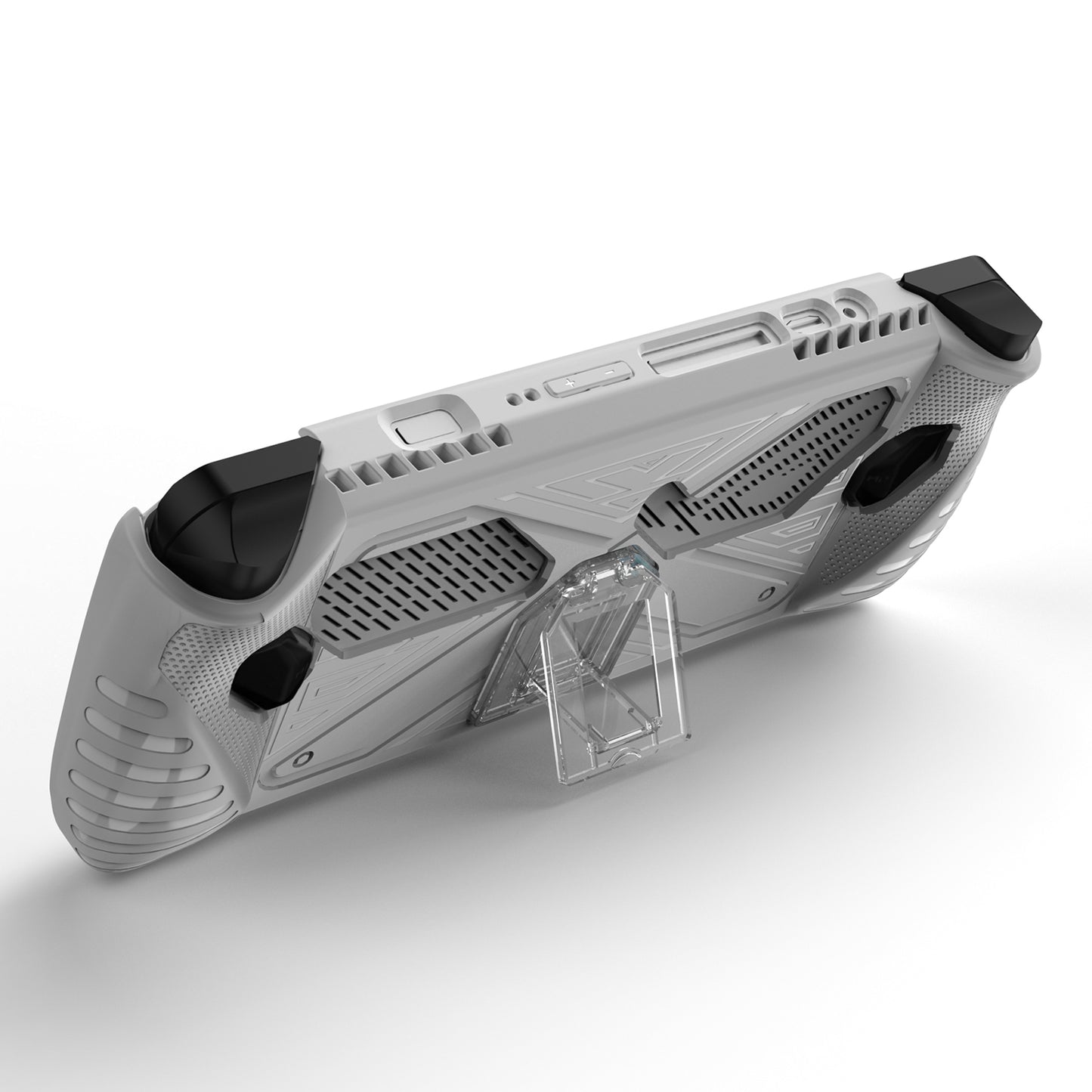 For Asus ROG ALLY Game Console Soft TPU Case Anti-drop Protective Cover with PC Kickstand