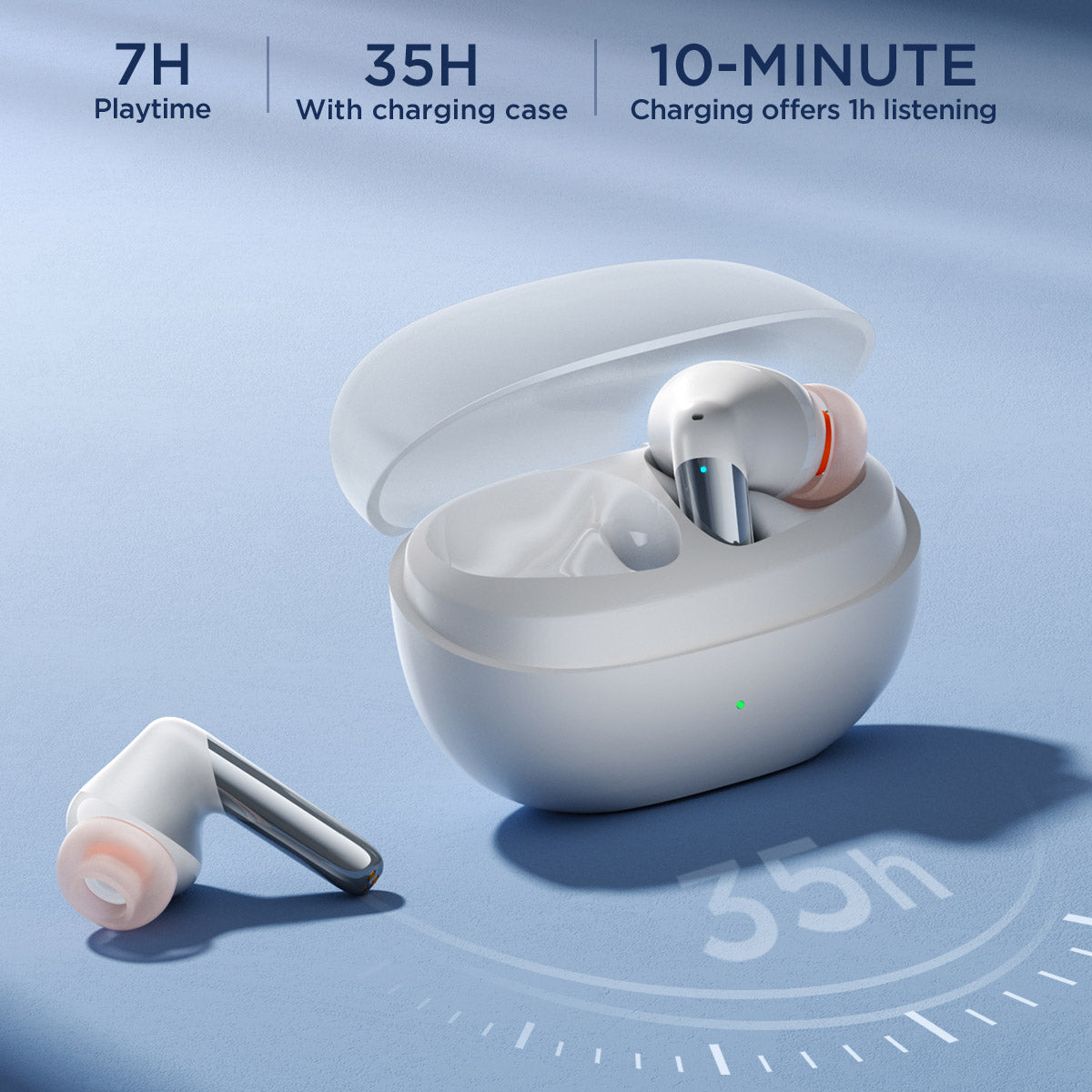 JOYROOM JR-BB1 In-Ear Bluetooth Headphones Subwoofer Wireless Headset IPX4 Waterproof Earbuds