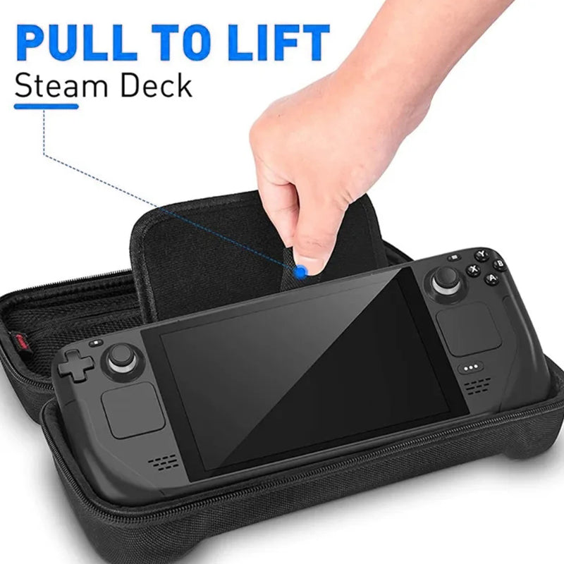 For Steam Deck Game Console Portable Storage Bag Anti-scratch EVA Carrying Case