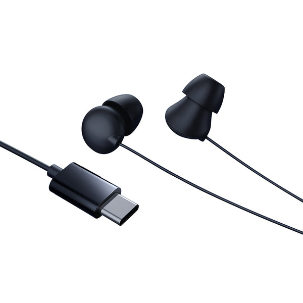 XUNDD XDHE-015 Sleeping Headset Type-C Wired In-ear Headphones Anti-noise Ultra-soft Silicone Earbuds