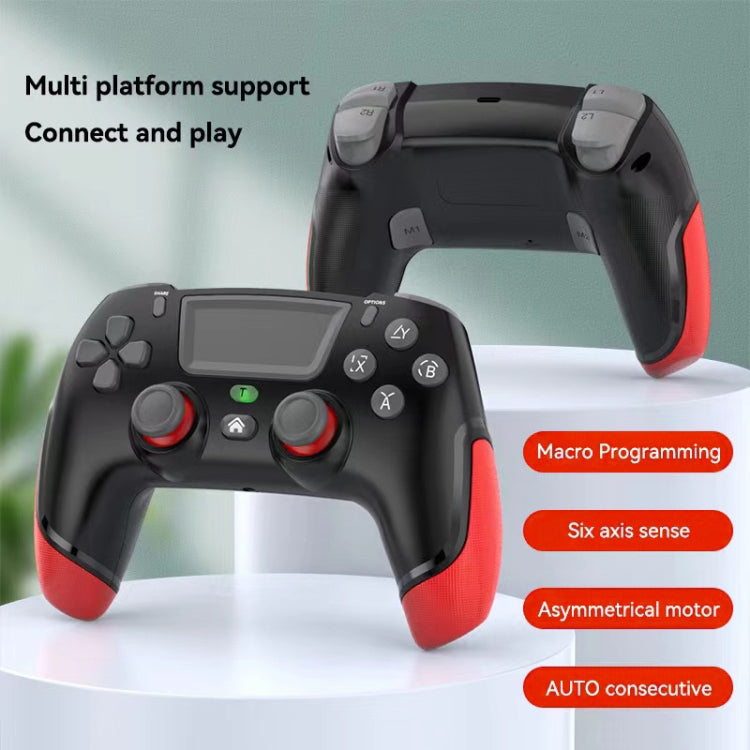P06 Wireless Game Controller with Six Axis Gyroscope Dual Vibration Gamepad for PS4 / Switch / PC / TV