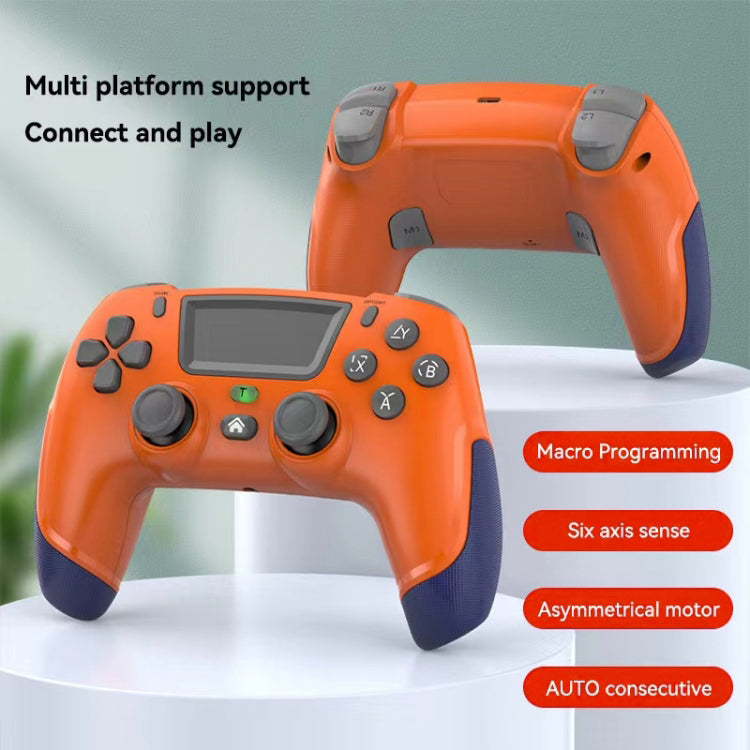 P06 Wireless Game Controller with Six Axis Gyroscope Dual Vibration Gamepad for PS4 / Switch / PC / TV