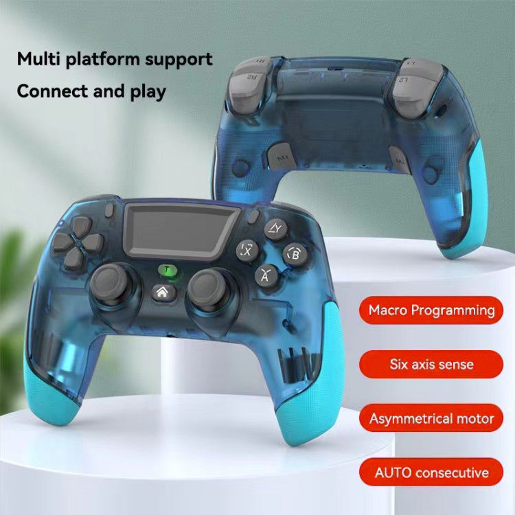 P06 Wireless Game Controller with Six Axis Gyroscope Dual Vibration Gamepad for PS4 / Switch / PC / TV