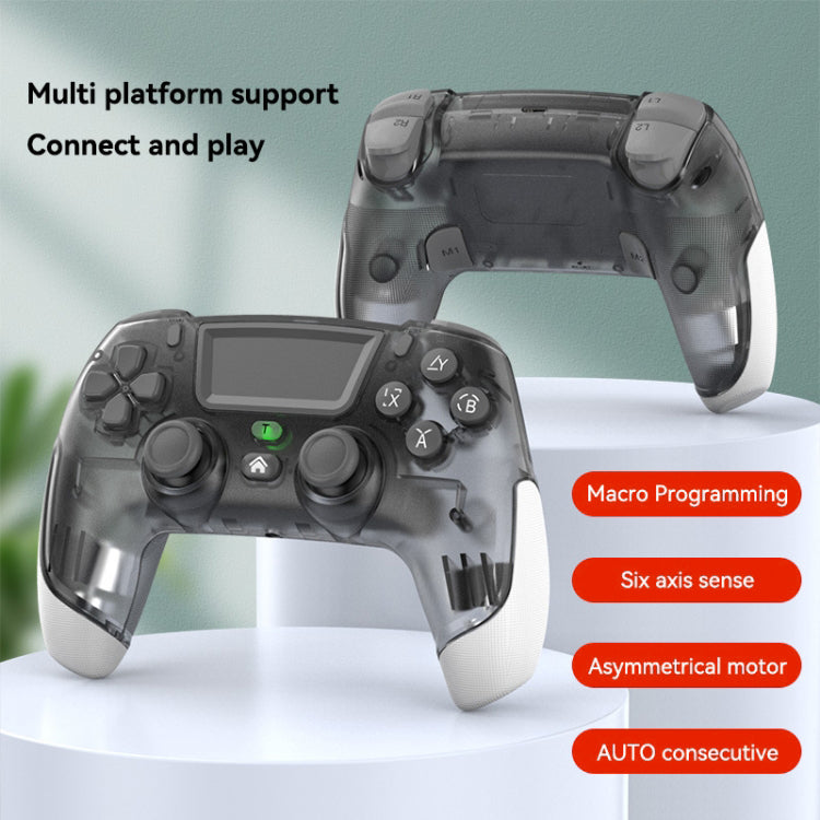P06 Wireless Game Controller with Six Axis Gyroscope Dual Vibration Gamepad for PS4 / Switch / PC / TV