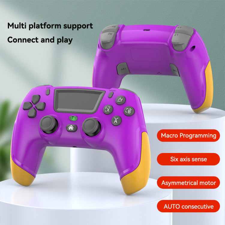 P06 Wireless Game Controller with Six Axis Gyroscope Dual Vibration Gamepad for PS4 / Switch / PC / TV