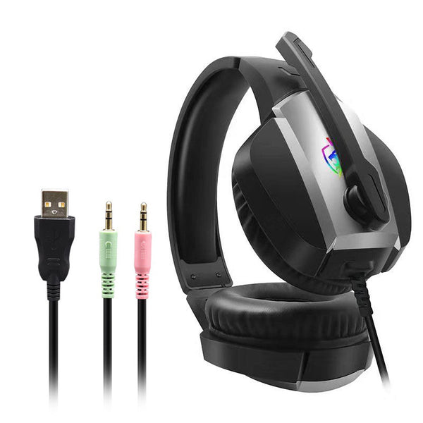 A1 3.5mm Gaming Headset for Desktop Computers, Laptops Stereo Wired Headphone with Rotating Microphone