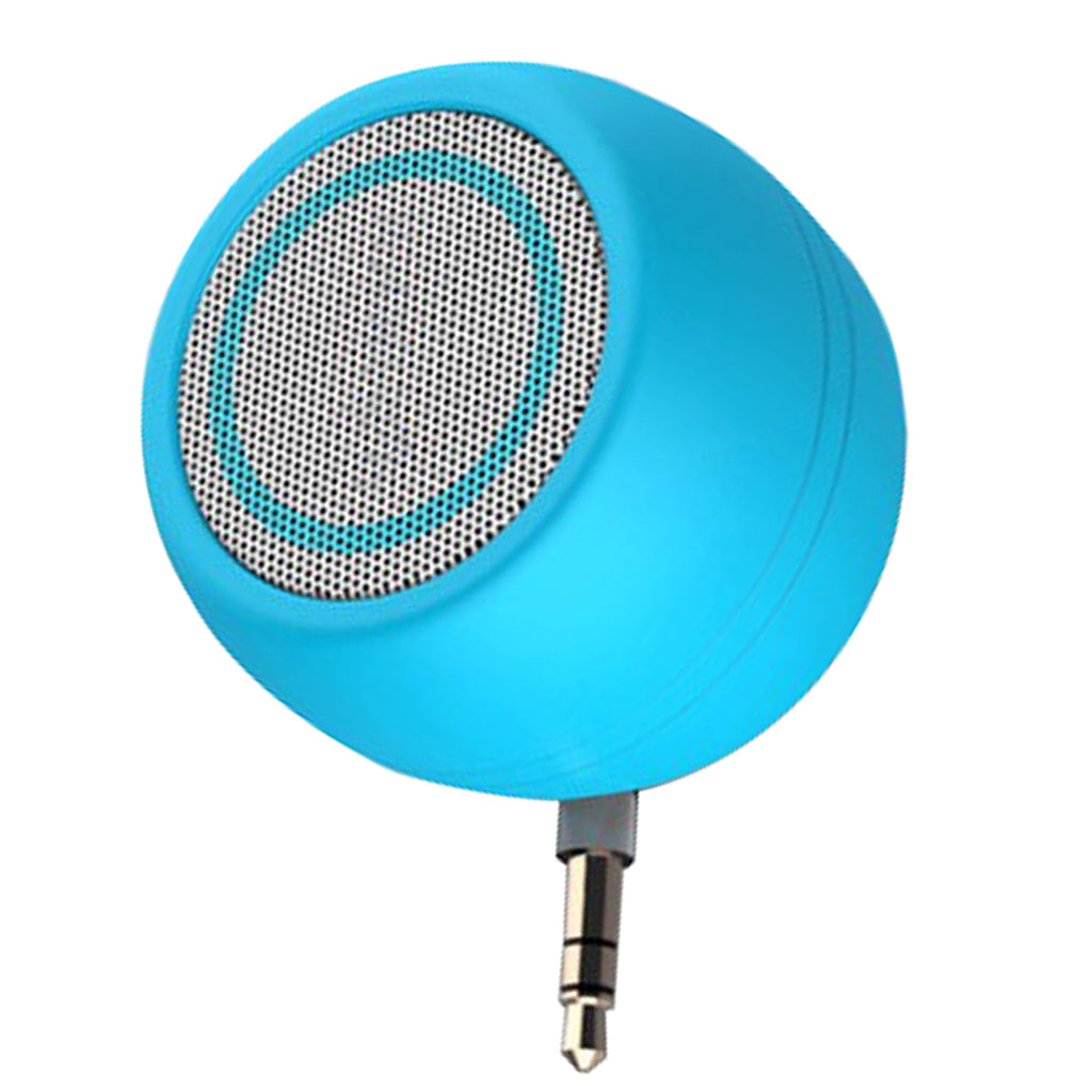 A5 Portable Stereo Mini Speaker 3.5 mm Audio Jack Wireless Plug-in Speaker for Phones Tablets Laptops