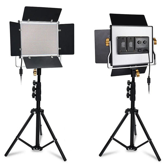 VLOGLITE W660S LED Video Light with Tripod Stand 3200-6500K Photography Studio Lighting for Video Film Recording
