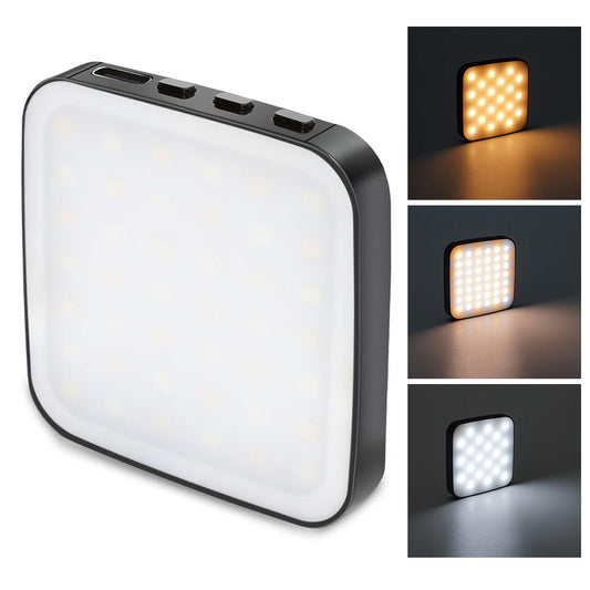 VLOGLITE W42 Magnetic Mini LED Fill Light Rechargeable Selfie Light Portable Phone Light for Phone, Laptop, Tablet