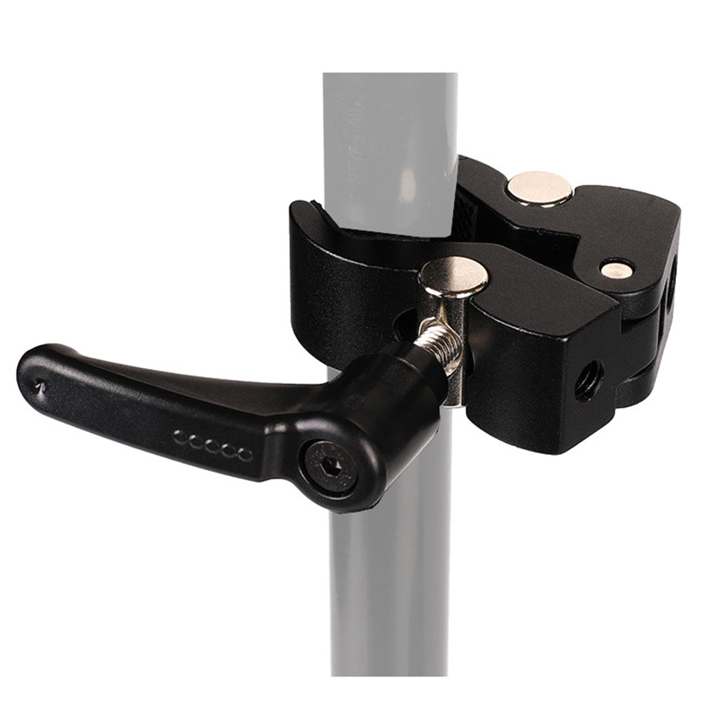 J025 Crab Clamp Super Clamp with 1 / 4 3 / 8 Thread for DSLR Rig LCD Monitor LED Light Tripod Magic Arm