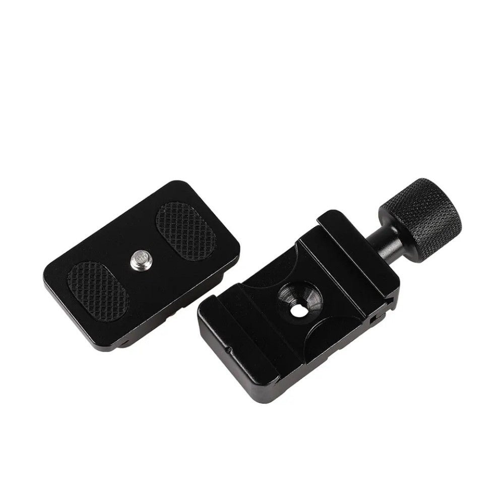 K30 1 / 4 Quick Release Plate Aluminum Alloy Clamp Adapter Mount Tripod Ball Head Adapter Mount