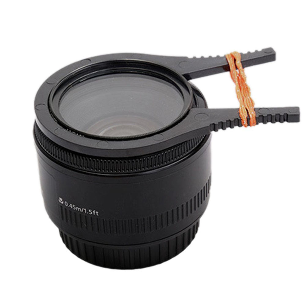 LJ1173 2Pcs for 48mm-58mm Caliber Lens Filter Wrench Plastic Removal Tool Camera UV Lens Filter Clamps