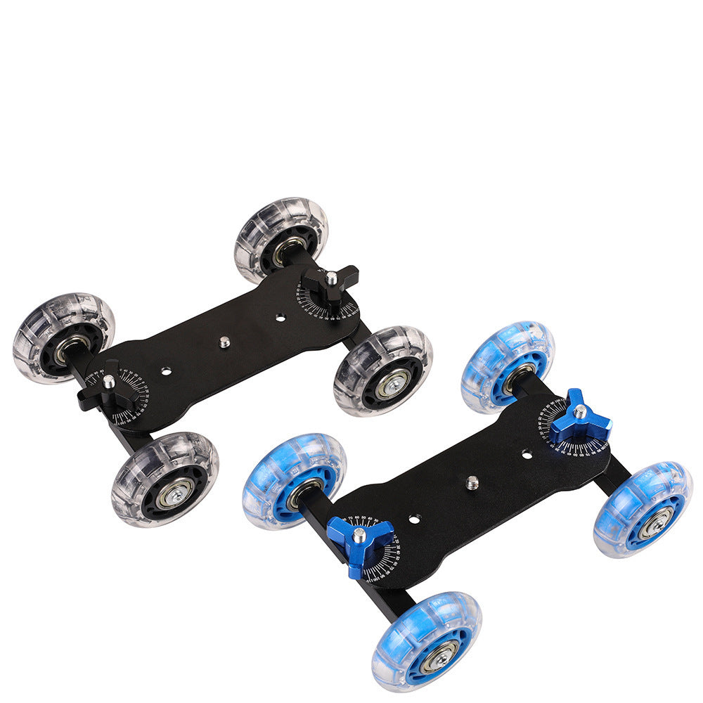 H024 For Canon 5D2 / 7D / 60D DLSR Camera Camcorder Photography Silent Sliding Rail Desktop Mini Camera Rail Car