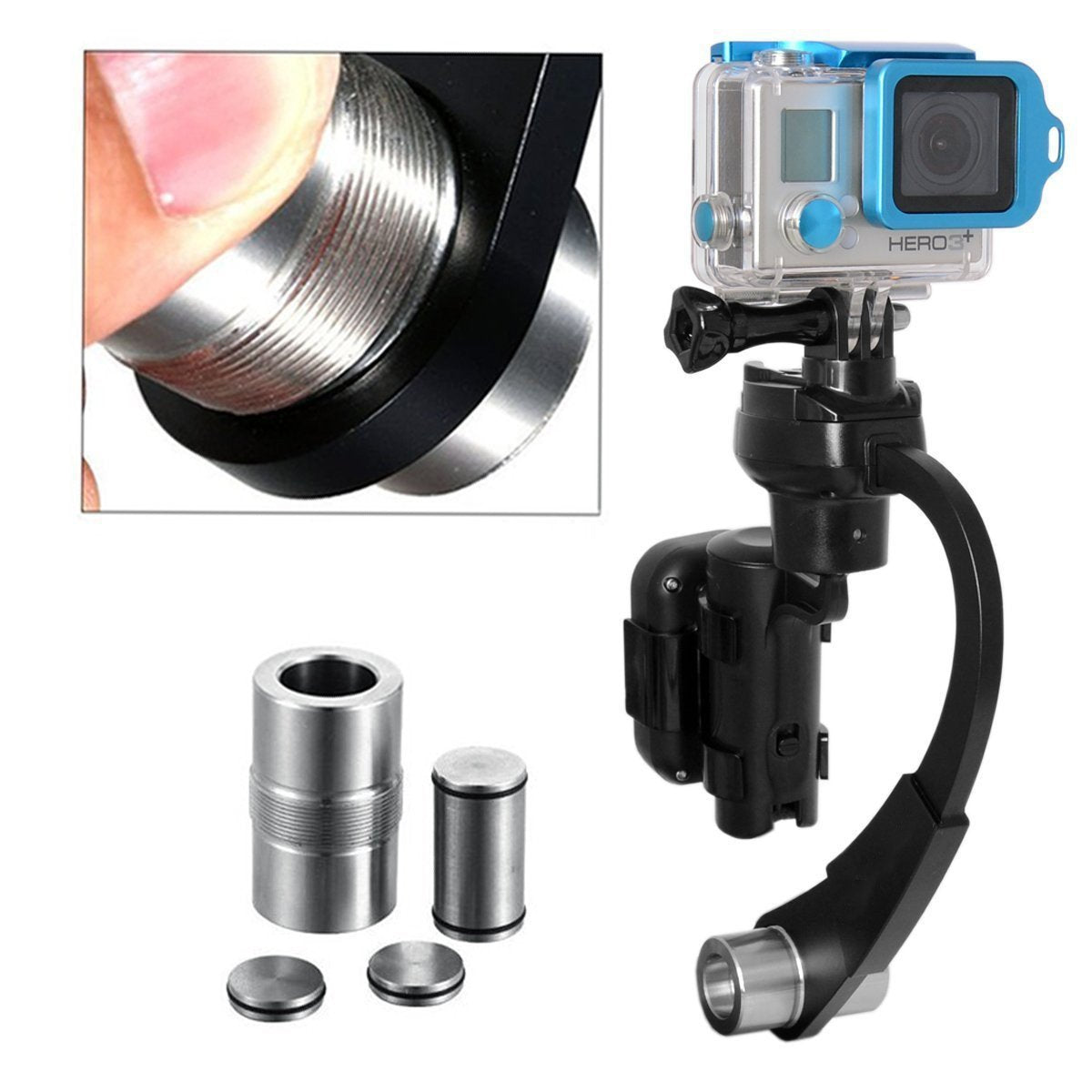 GP217 Mobile Phone Gimbal Holder SLR Camera DV Video Camera Stabilizer for GoPro Handheld Stabilizer