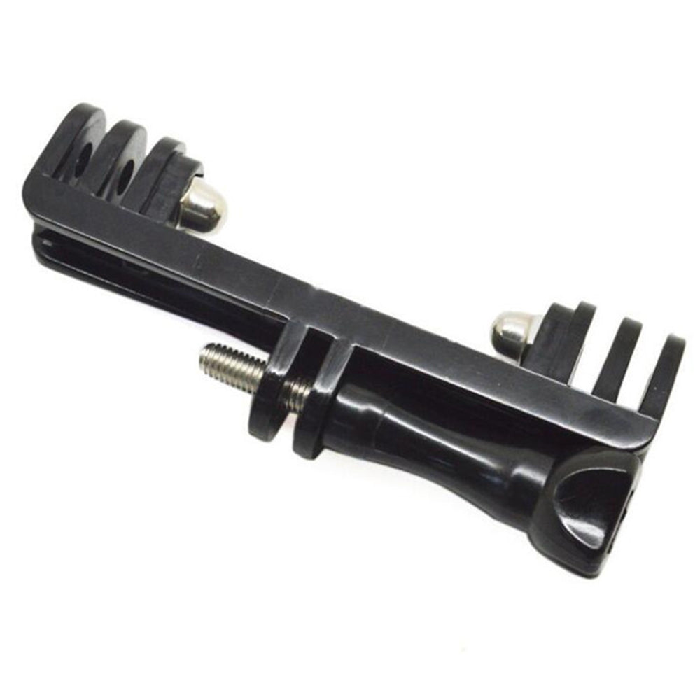 GP245 For Xiaoyi SJCAM Fill Light Camera Microphone Adapter Dual Head Camera Mount for GoPro Hero
