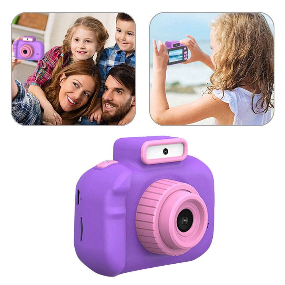H7 2.0-Inch IPS Cute Kids Camera 4000W HD Mini SLR Front and Rear Digital Camera
